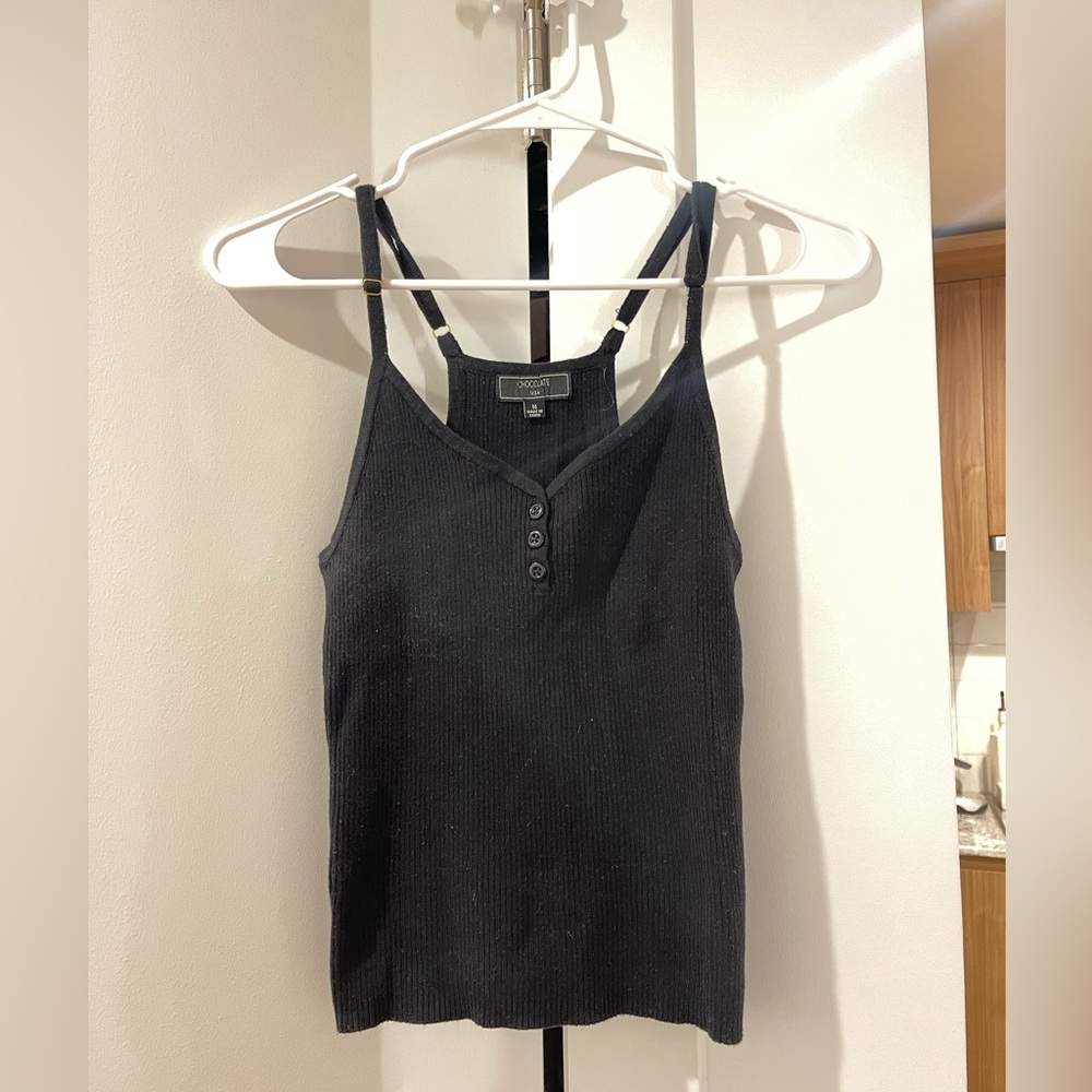 Black crop top